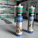 چسب سیلیکون آکفیکس کارتریجی شفاف