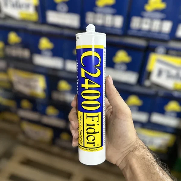 چسب سیلیکون فیدر آبی کارتریجی مشکی