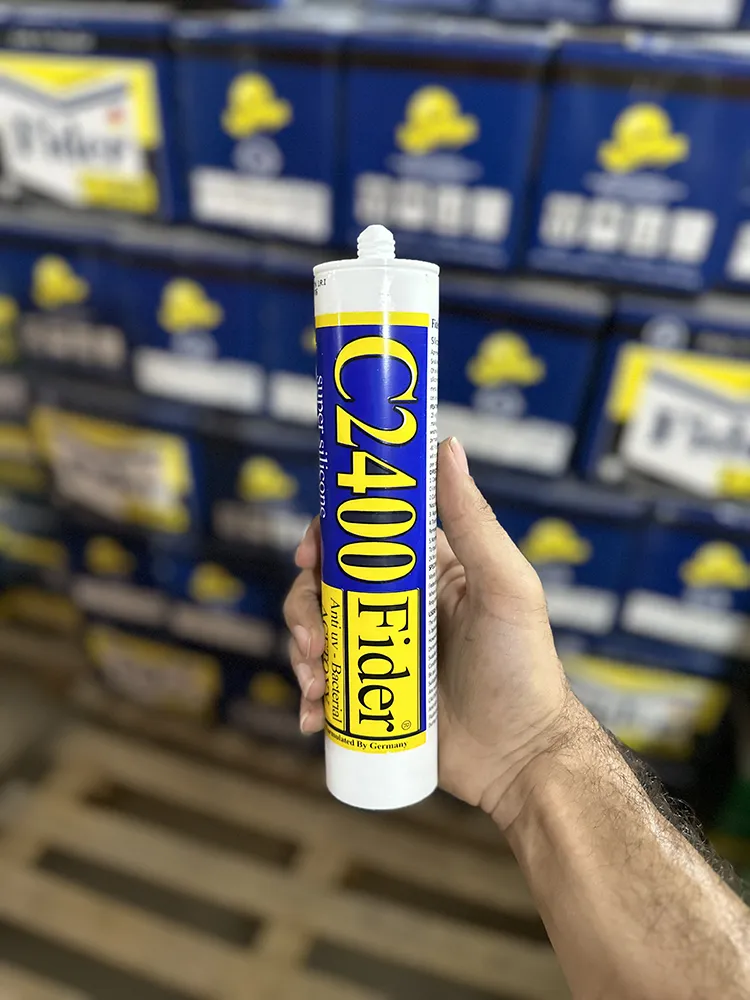 چسب سیلیکون فیدر آبی کارتریجی مشکی چسب سیلیکون فیدر آبی کارتریجی مشکی