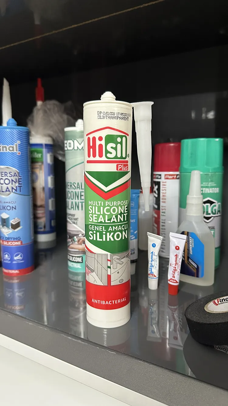چسب سیلیکون شفاف هایسیل پلاس چسب سیلیکون شفاف هایسیل پلاس